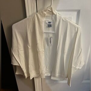 NWT - Women’s Old Navy off white long sleeve cardigan size M